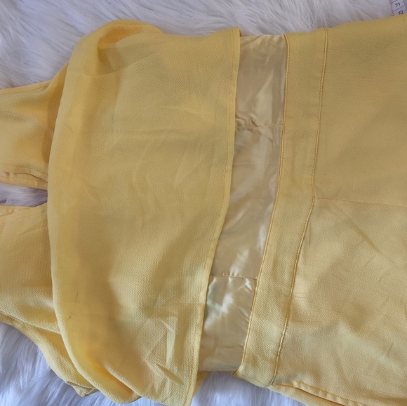 Bebe Yellow Romper - Picture 5 of 5